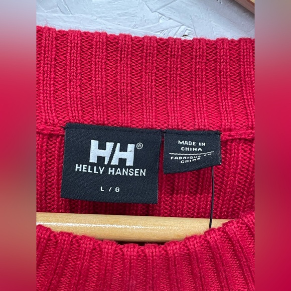 Helly Hansen Ribbed Knitted Crewneck Sweater, Size L, 2006, NWT - Picture 5 of 6